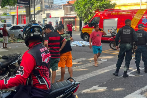 Motociclista morre após grave acidente em cruzamento de Belém